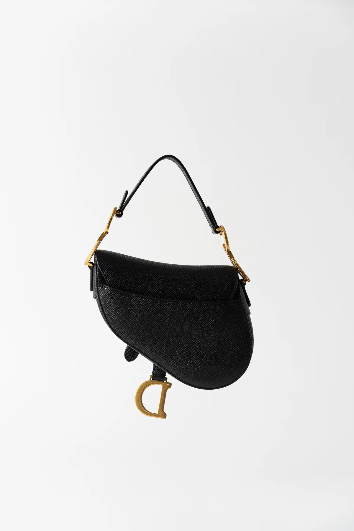 [極美品] DIOR SADDLE MINI PLUG ケース ポーチ 黒 Geantă din piele Dior Mini Saddle | LA VESTIMENTA